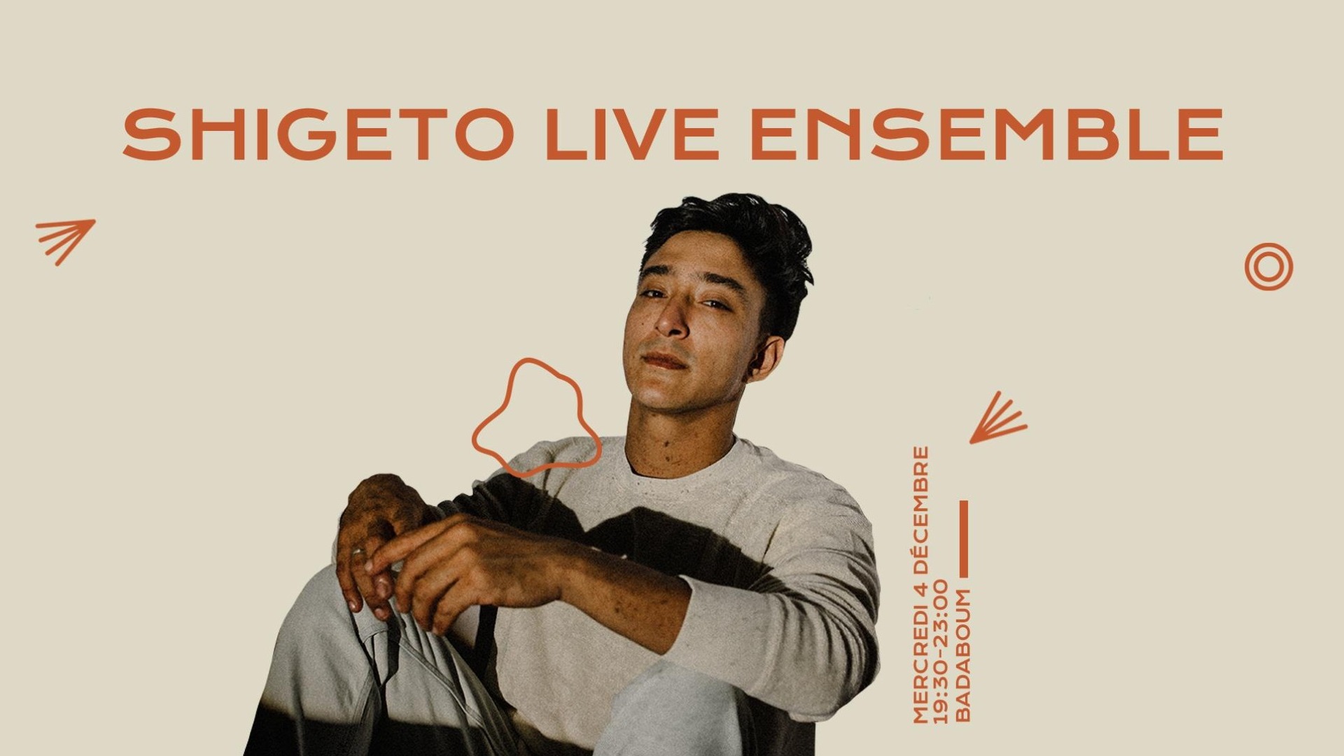 Badaboum Concert : Shigeto Live Ensemble image