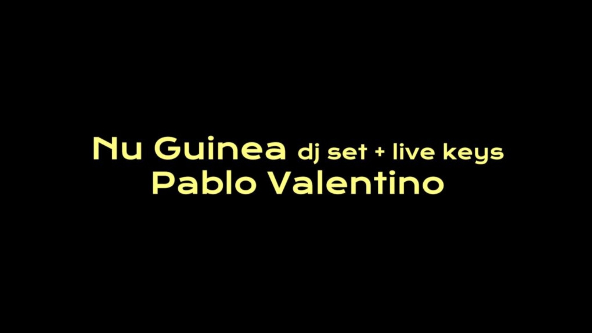Badaboum: Nu Guinea Extended set, Pablo Valentino image