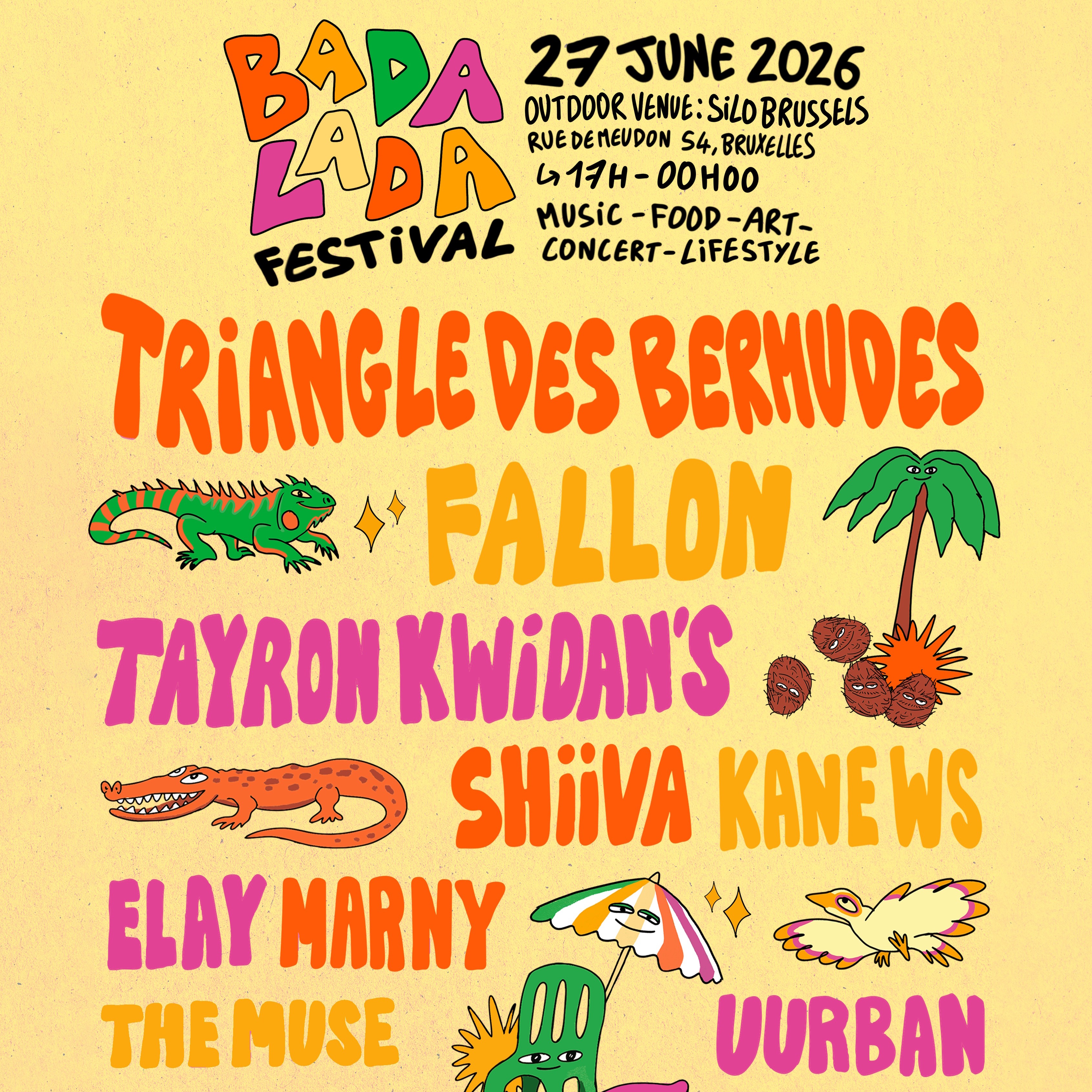 BADALADA FESTIVAL • OPEN AIR + AFTER PARTY AT SILO BRUSSELS