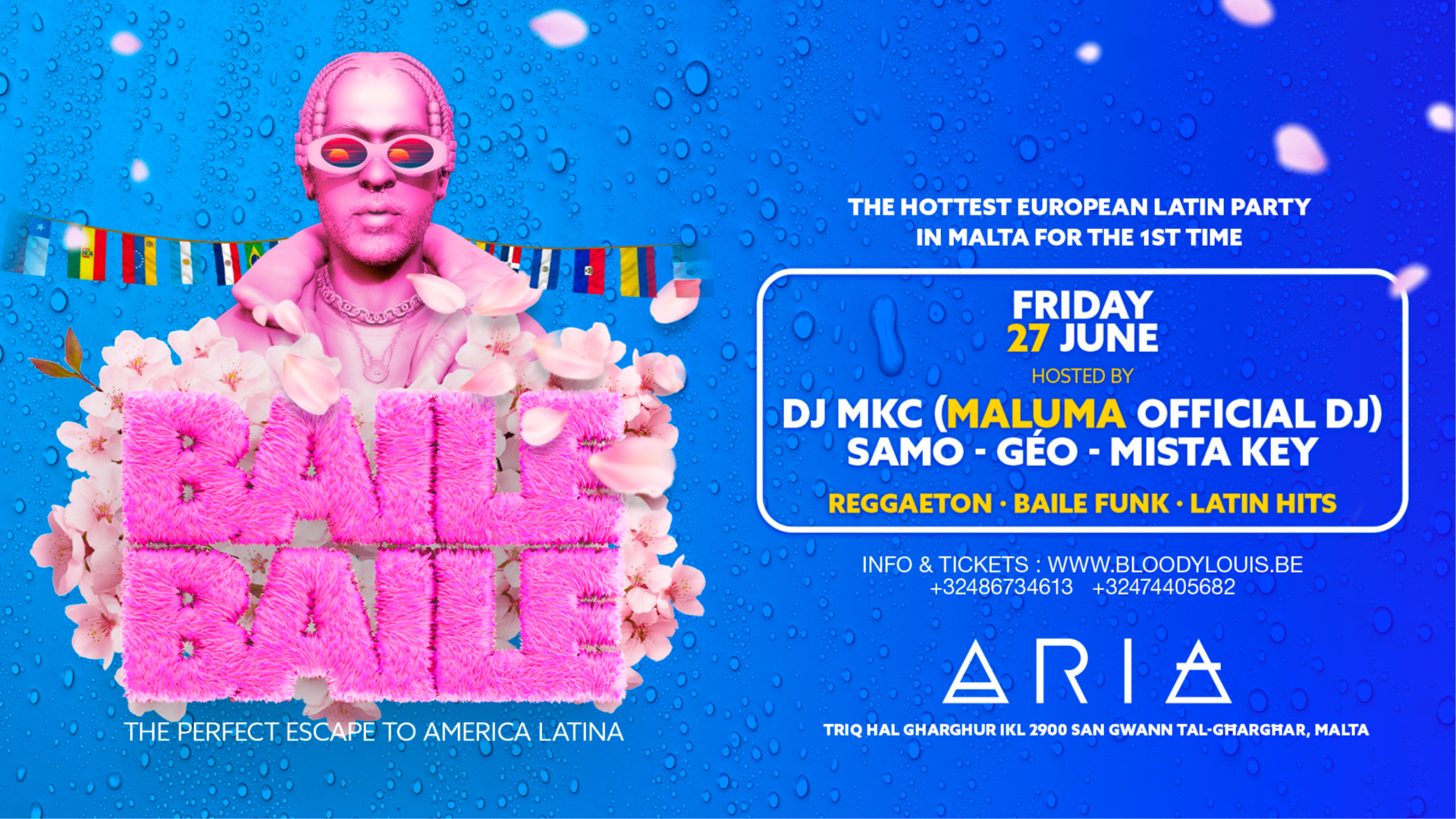 BAILE BAILE x ARIA x FRIDAY 27.06 image