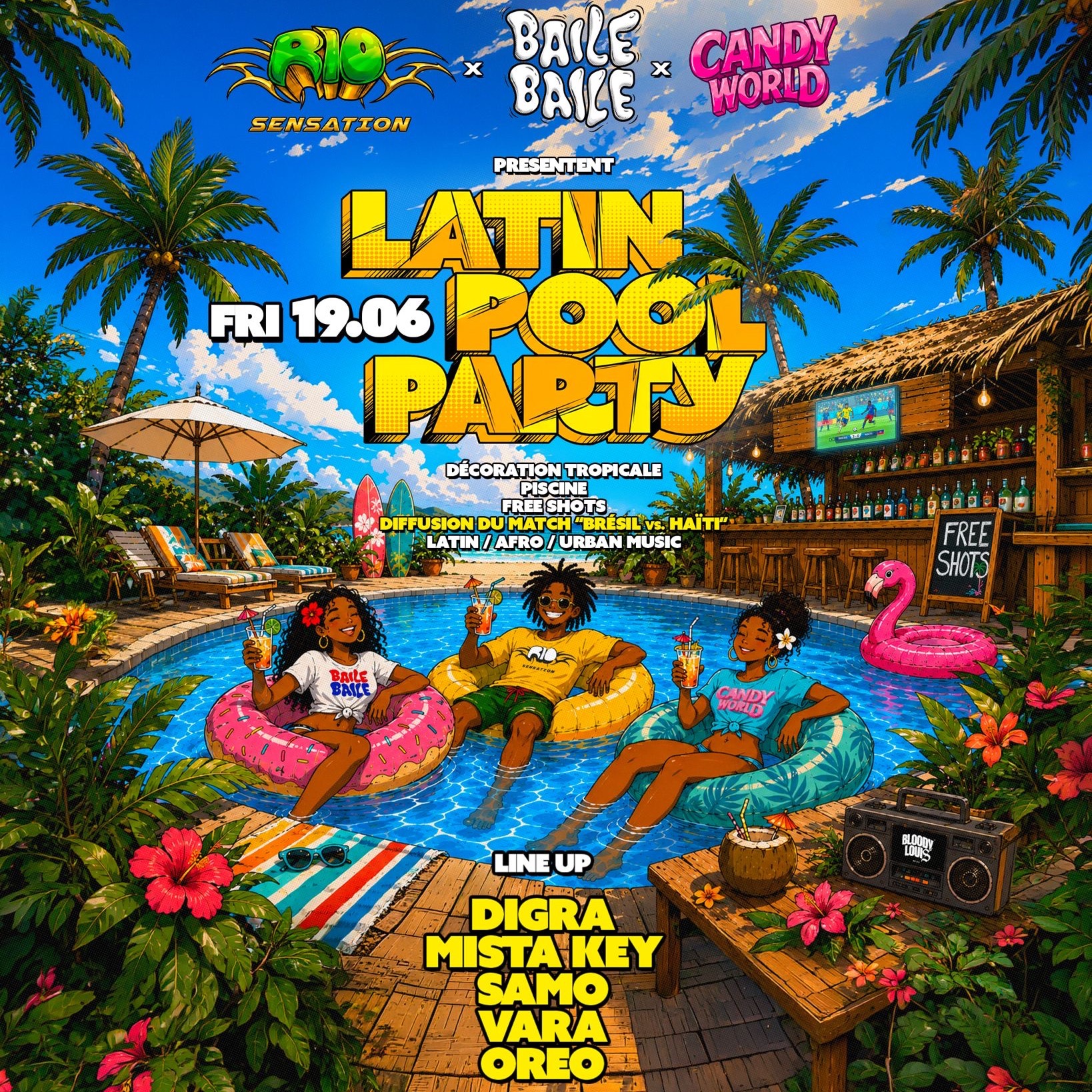 BAILE BAILE x CANDYWORLD x RIO SENSATION image