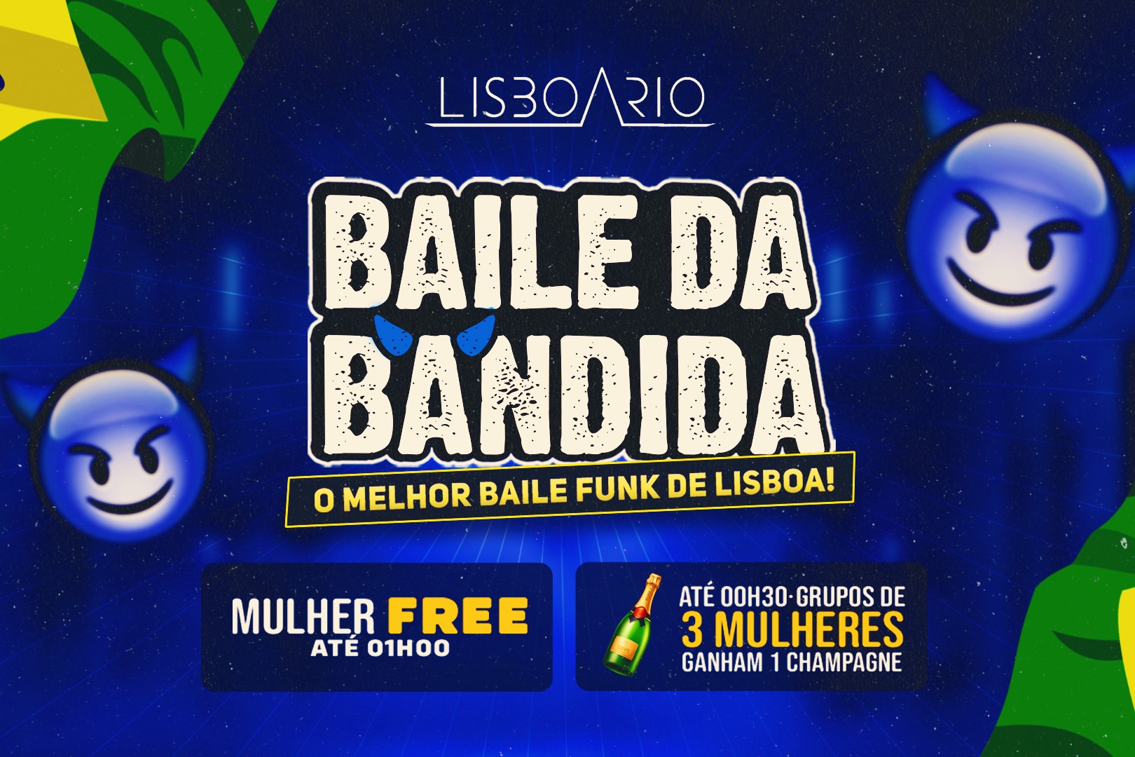 Baile da Bandida - Baile Funk - Elas free até a 1am image