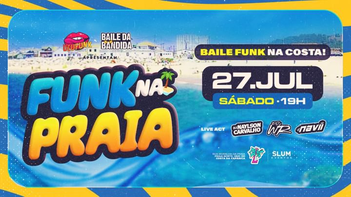 Cover for event: BAILE FUNK NA PRAIA - PALMS DR BERNARD (Costa da Caparica)