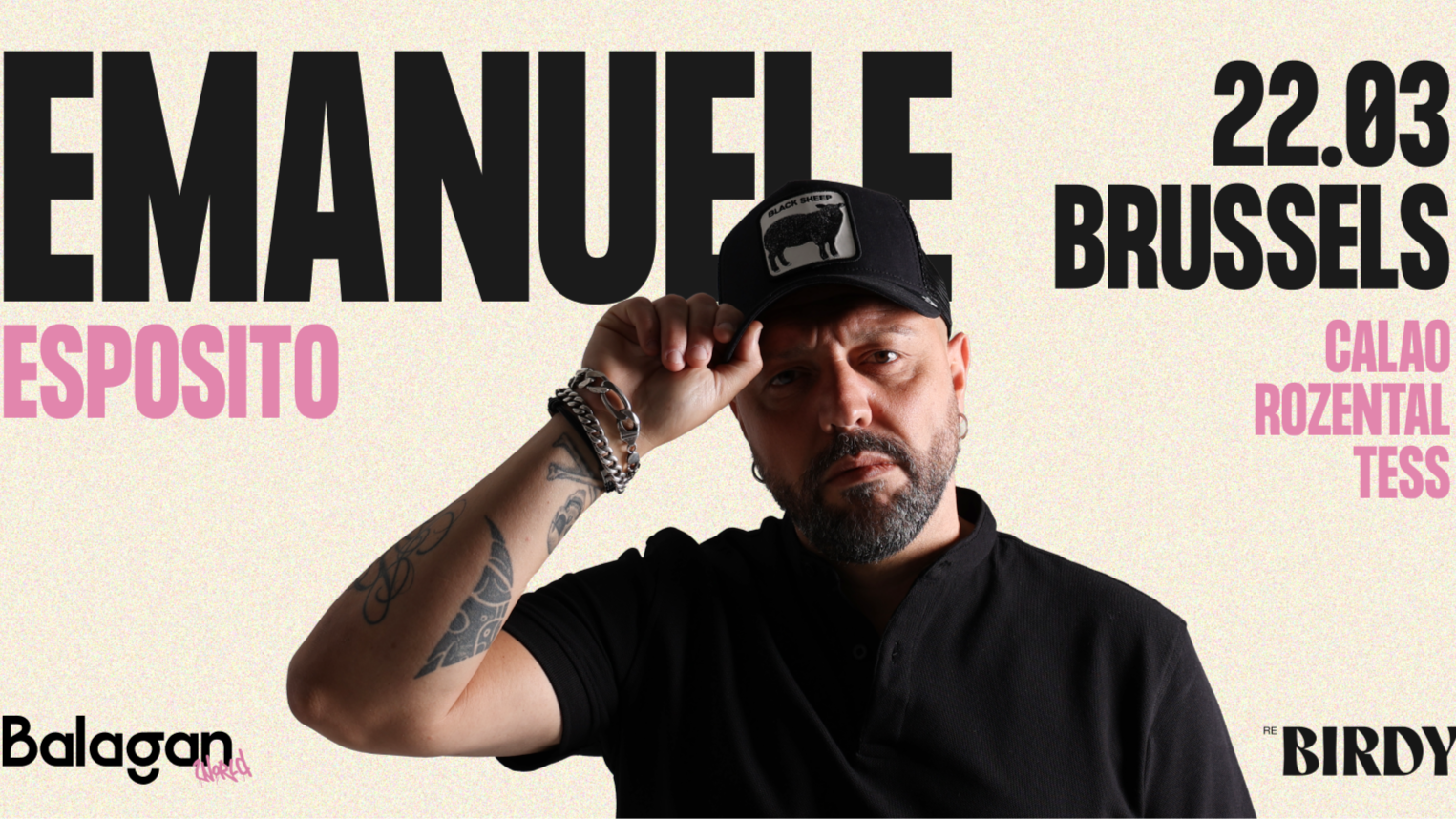 Balagan World invites Emanuele Esposito - Birdy Brussels image