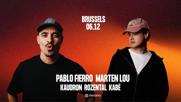 Cover for event: Balagan World invites Pablo Fierro | Marten Lou | Mirano Brussels