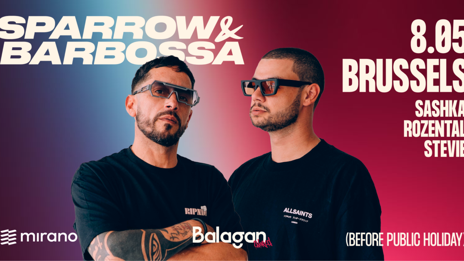 Balagan World invites Sparrow & Barbossa - Mirano Brussels