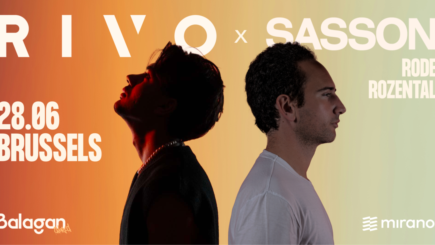 Balagan World presents Rivo & Sasson | Mirano Brussels image