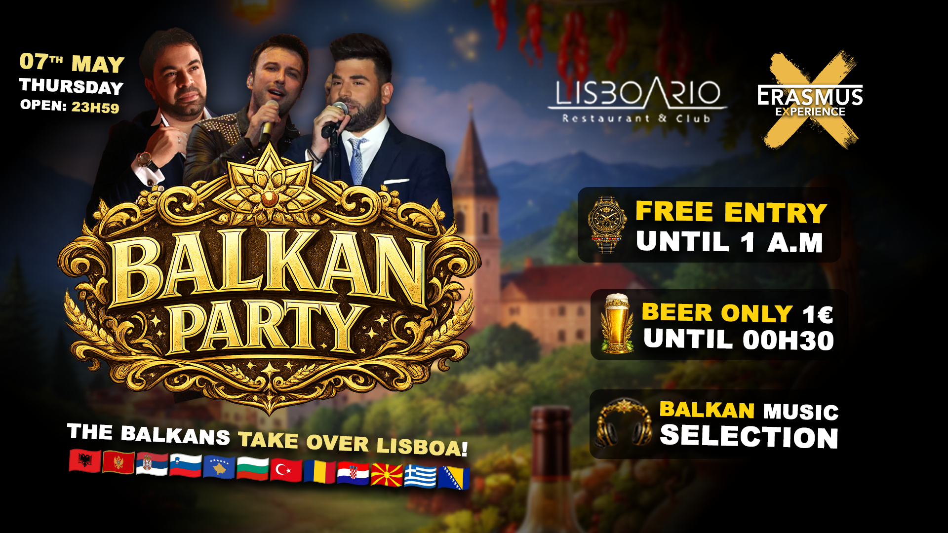 BALKAN PARTY 🇦🇱🇲🇪🇷🇸🇸🇮🇽🇰🇧🇬🇹🇷🇷🇴🇭🇷🇲🇰🇬🇷🇧🇦 image