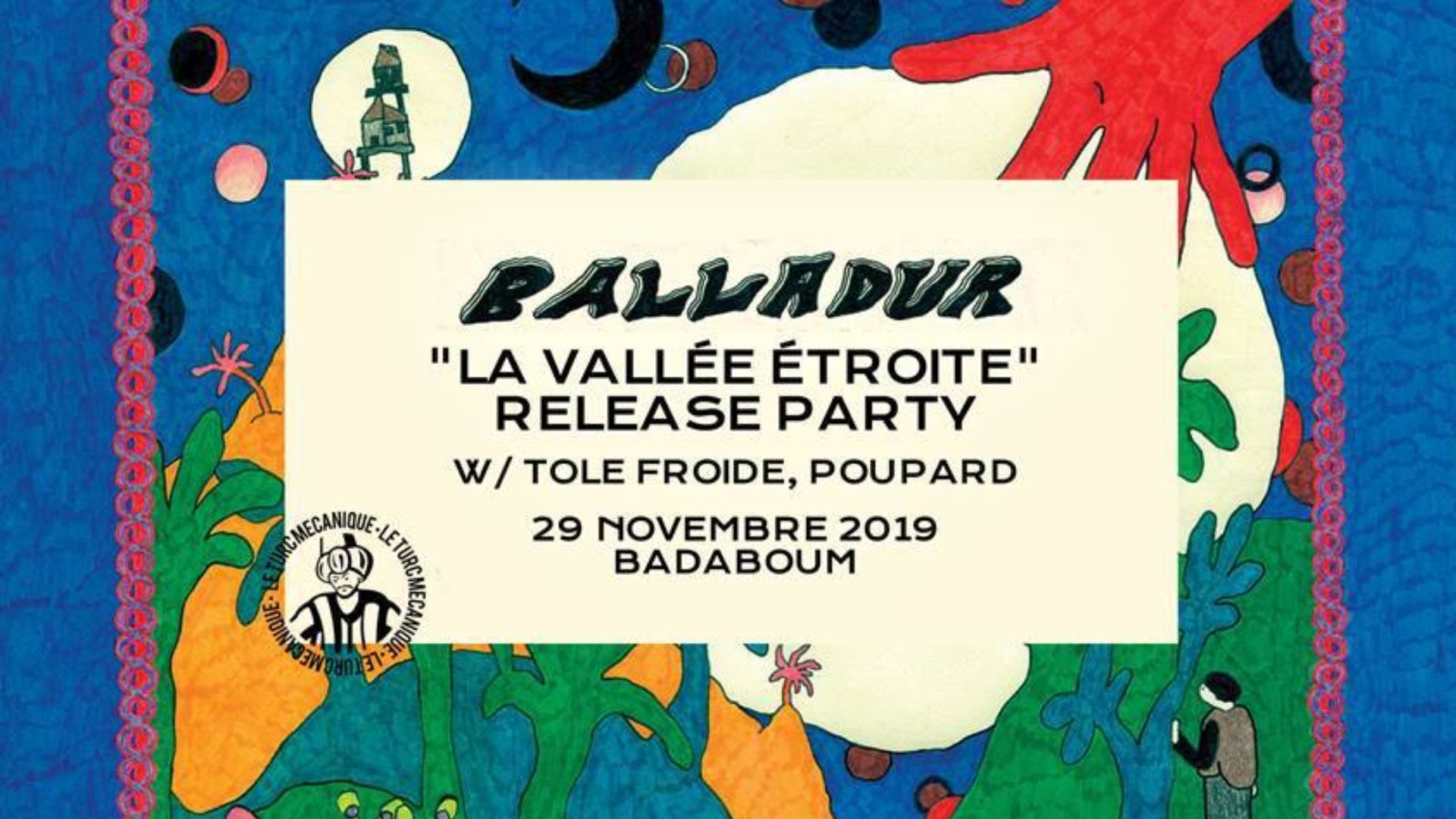 Balladur "La Vallée Étroite" Release Party image