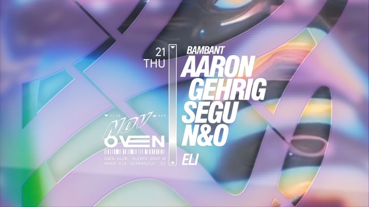 Cover for event: Bambant: Aaron Gehrig + Segu + Victor Polo / Bar: Eli