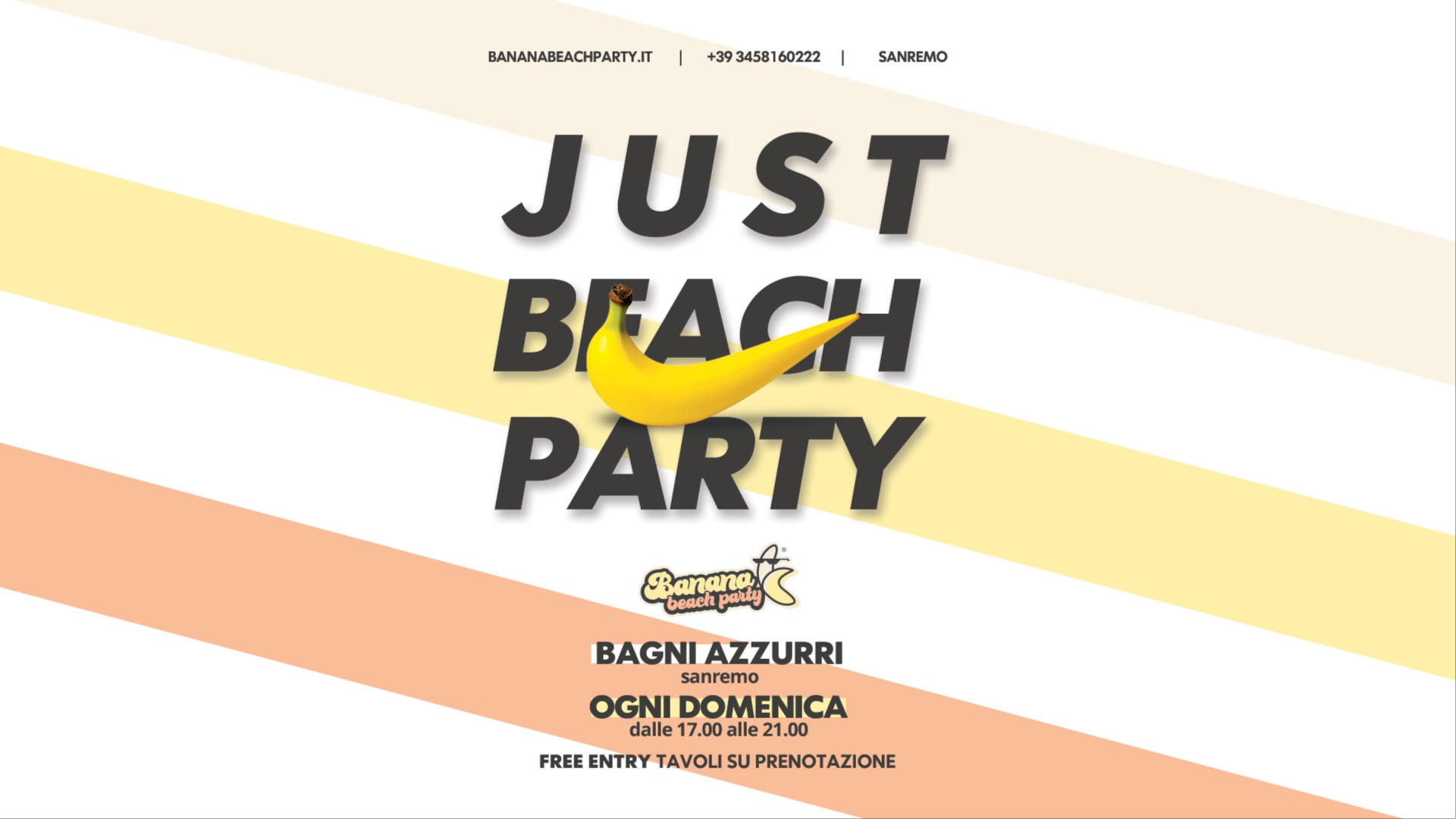 Banana Beach Party | Bagni Azzurri image