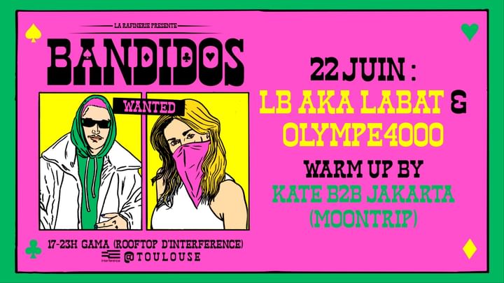 Cover for event: BANDIDOS : LB aka LABAT & Olympe4000