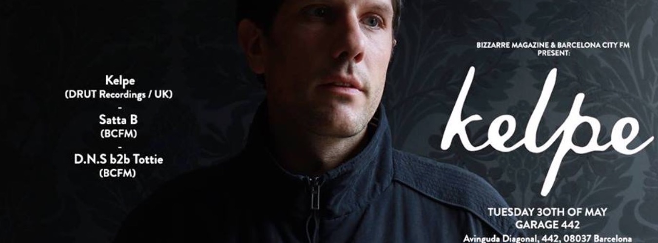 Barcelona City FM presents: KELPE (DRUT Rec/ UK) @ Garage442 image