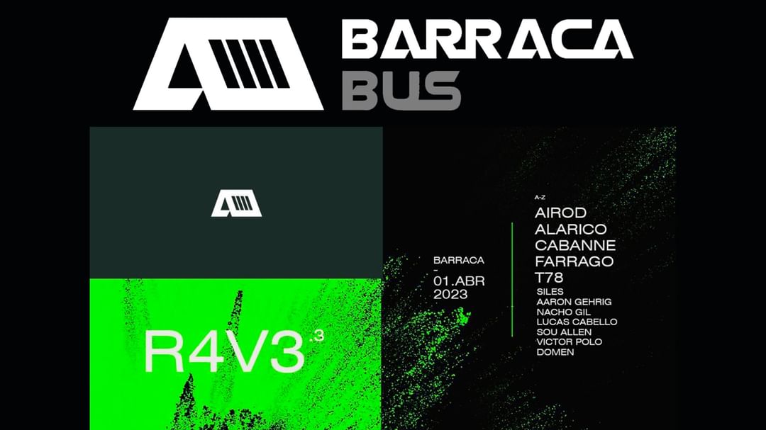 Cartel del evento BARRACA BUS 01/04/2023 LINEA  VALENCIA