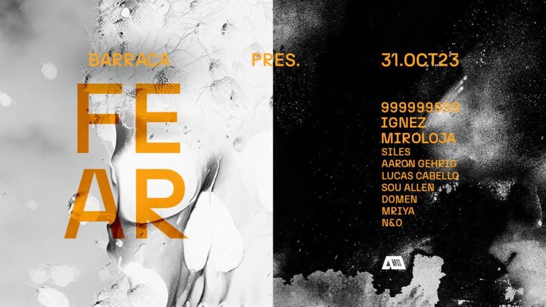 Cartel del evento Barraca FEAR