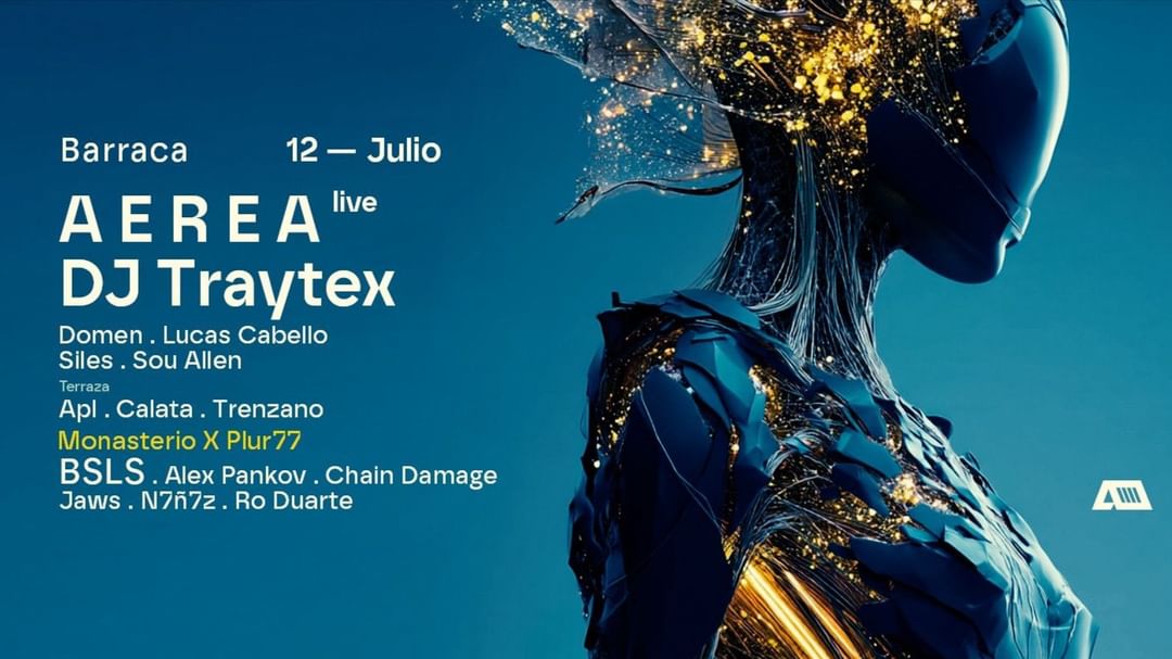 Cartel del evento Barraca pres. AEREA & DJ Traytex