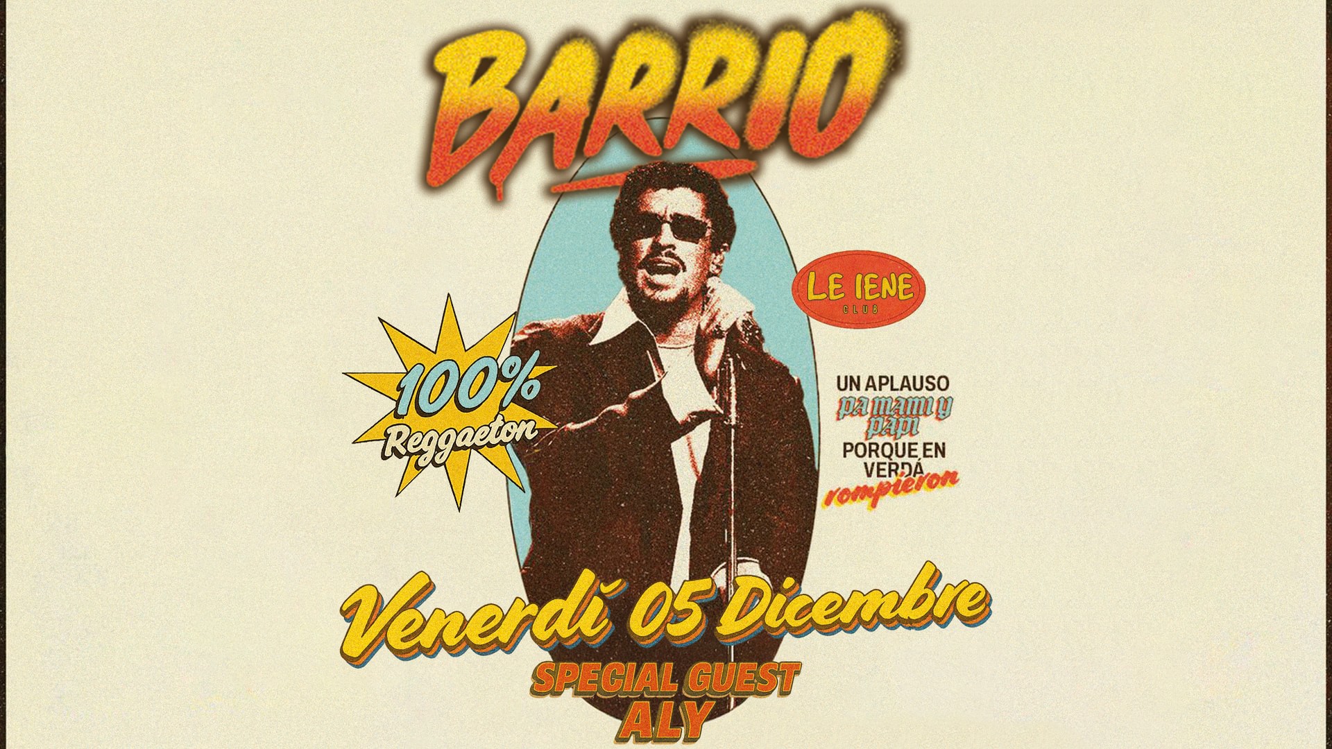 Barrio @Le Iene Club