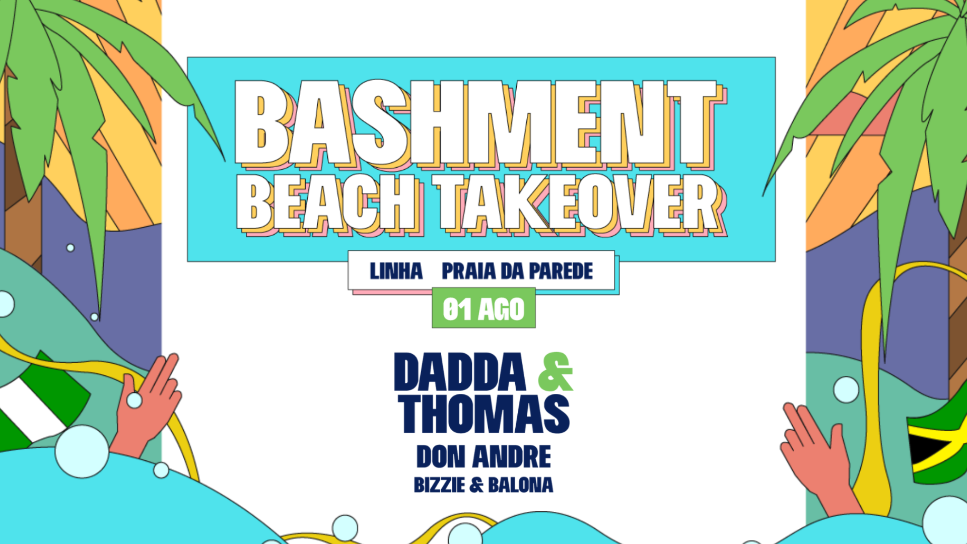 Bashment - Beach Takeover with Dadda & Thomas
