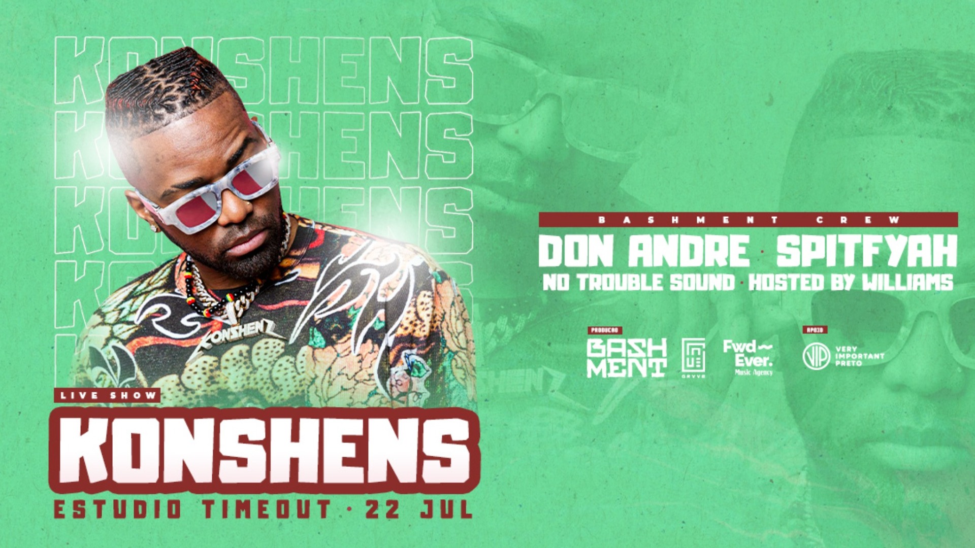 Bashment invite Konshens @ Estúdio Time Out [Lisboa]