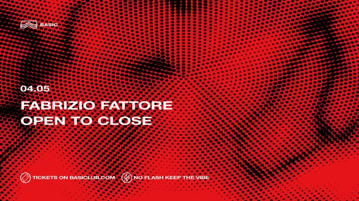 Cover for event: Basic • Fabrizio Fattore open to close