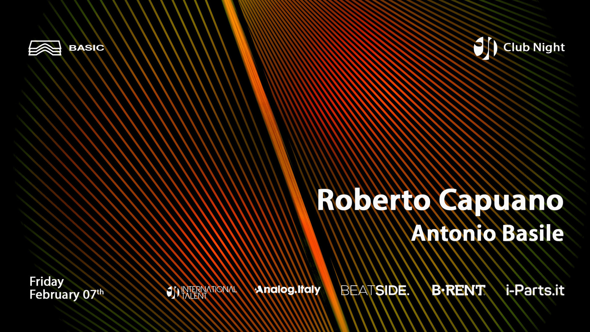 Basic • I.T. Club Night w/ Roberto Capuano, Antonio Basile image