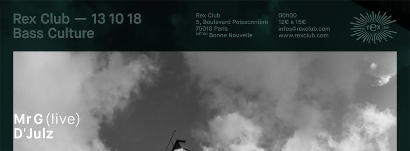 Bass Culture: MR G Live, D'Julz image
