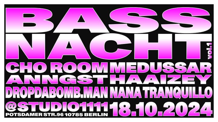 Cover for event: Bass Nacht Vol. 1