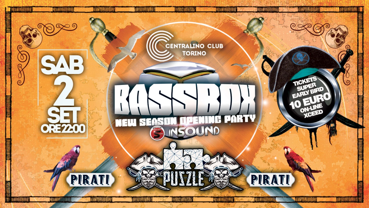 BASSBOX pres. Puzzle "PIRATI" [Insound Opening Party] image