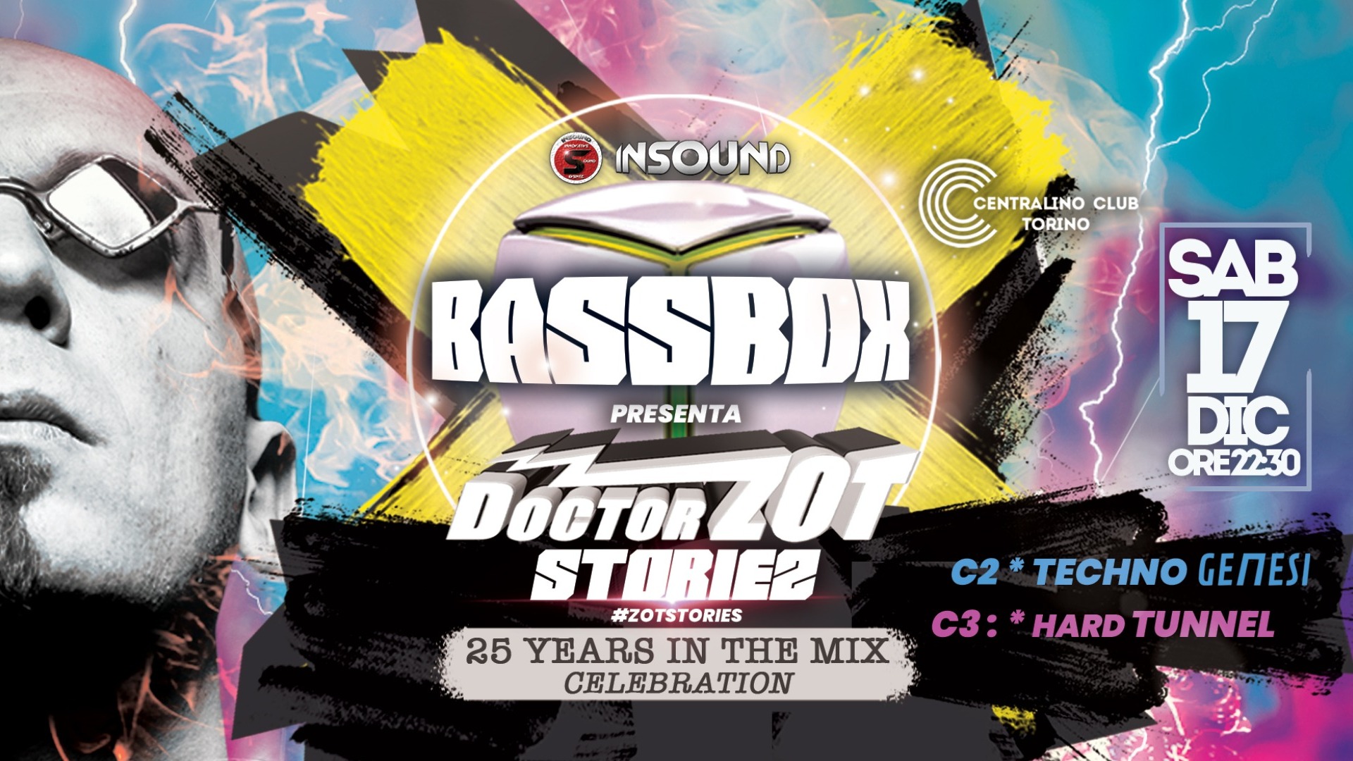 BASSBOX presenta STORIEZ: Doctor Zot 25 Years in The Mix with Surprise Guests + C2 Techno GENESI image
