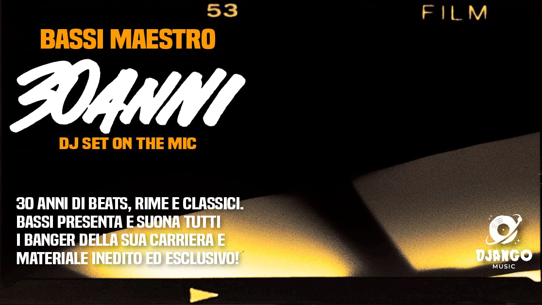 Bassi Maestro 30 Anni Dj Set on the Mic - Alcazar Live Trastevere image