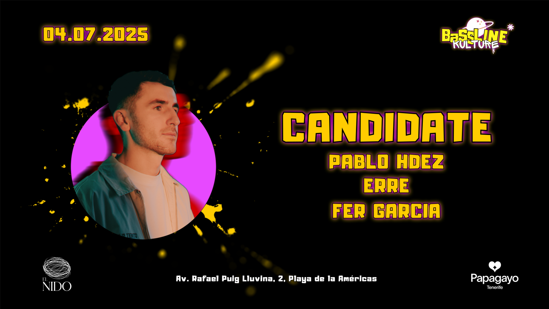 Bassline · @El Nido · Vie. 4th July 2025 image