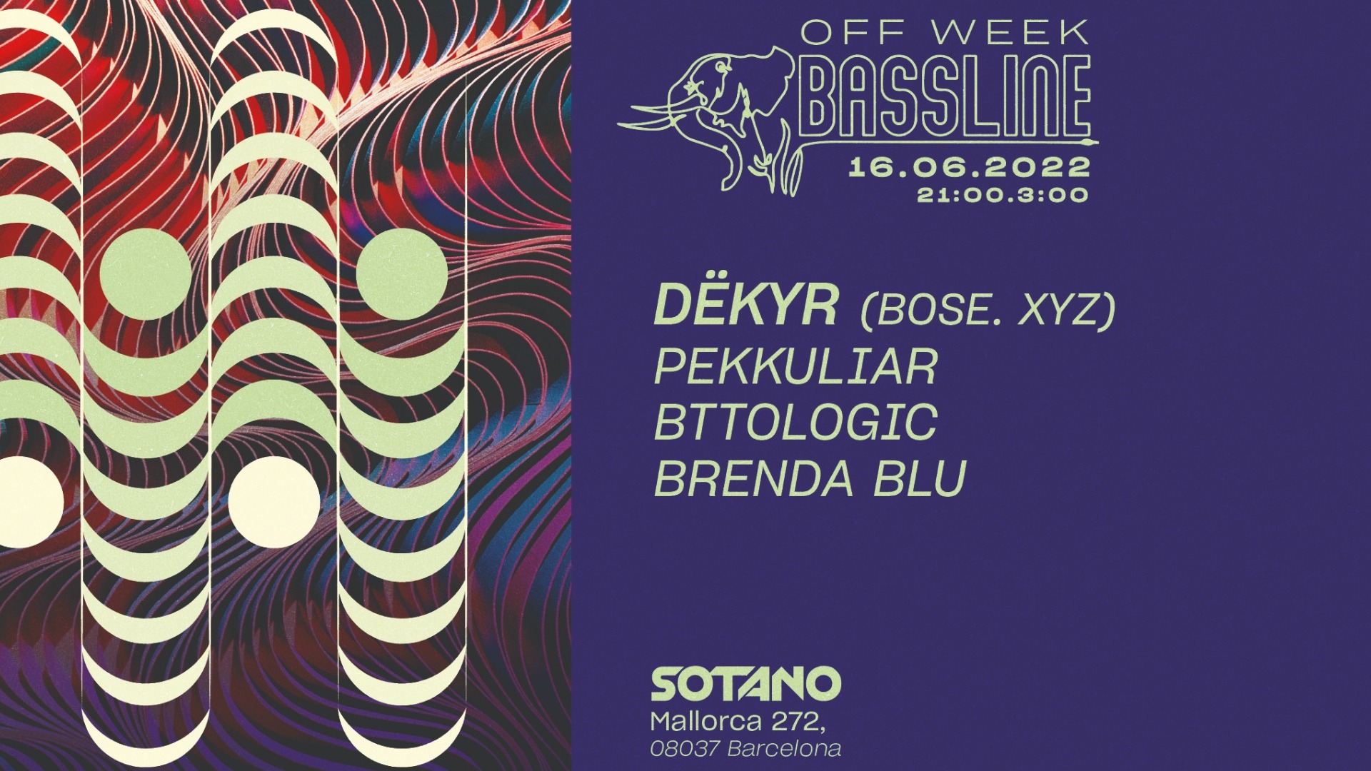 Bassline Off Week edition image