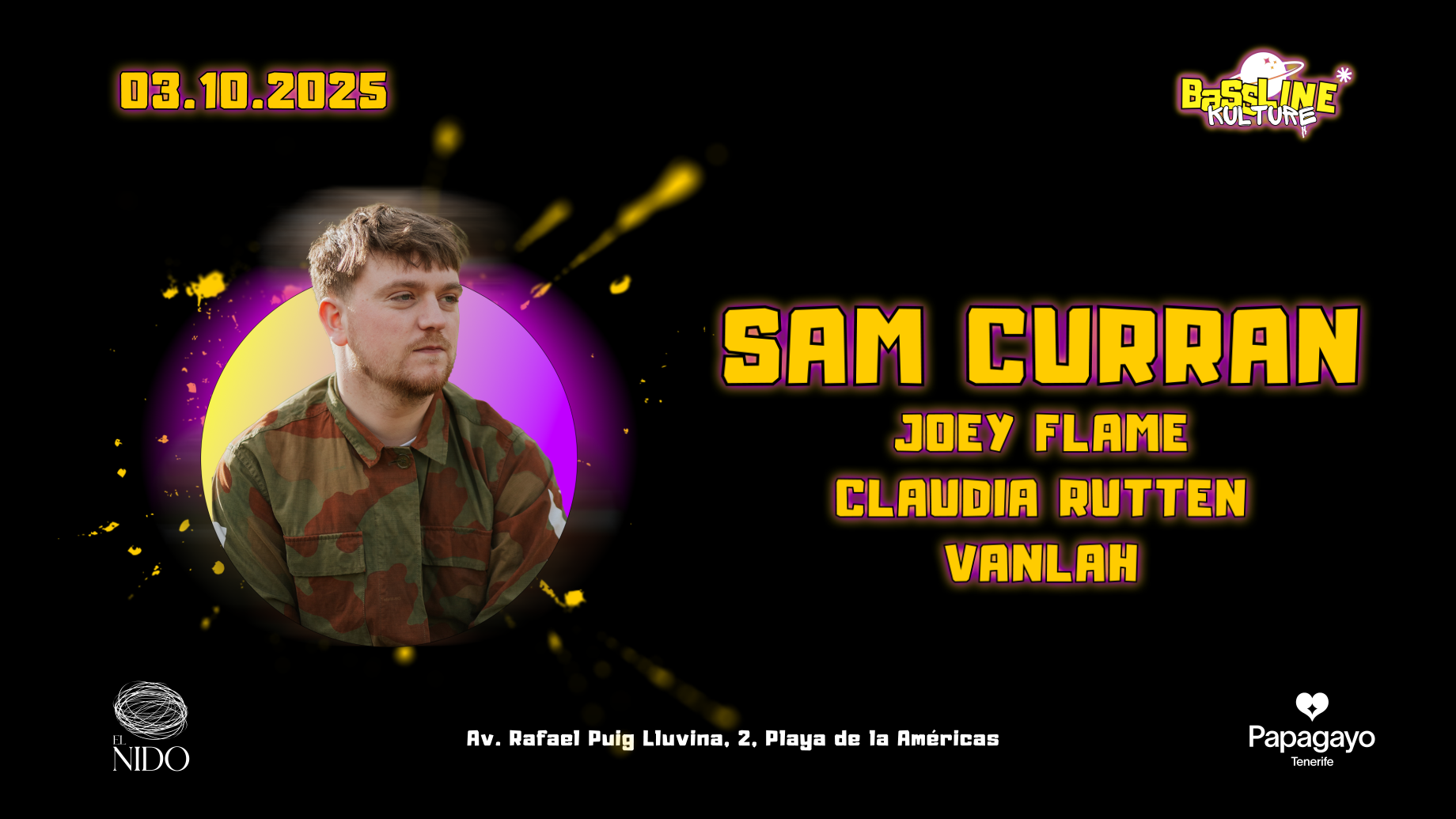 Bassline · Sala El Nido · Fri. 3rd October 2025 image