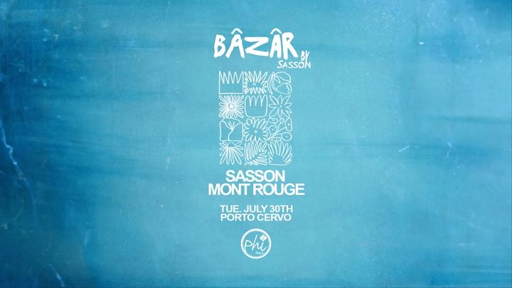 Cover for event: BAZAR BY SASSON 