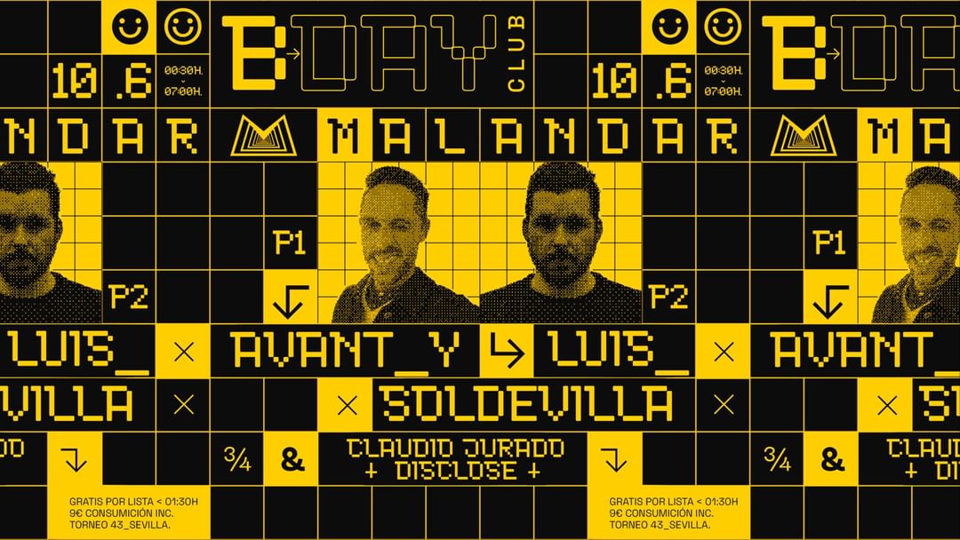 B·DAY / Club event cover