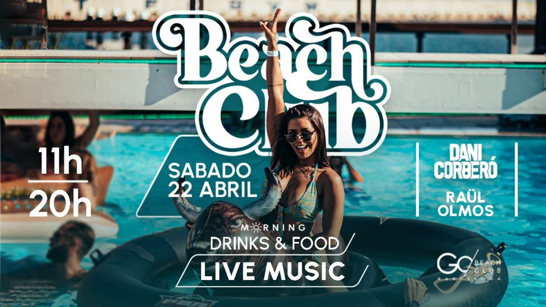 Beach Club Morning | from 11:00am-Eventplakat