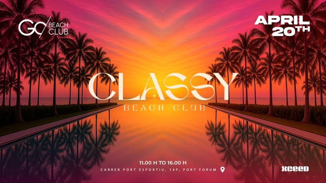 Capa do evento Beach Club Morning | from 11:00am till 16:00pm 