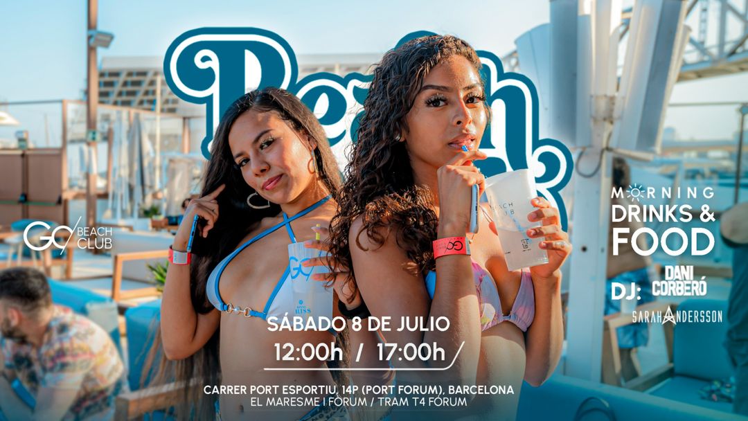 Copertina evento Beach Club Morning | From 12:00 a.m. to 5:00 p.m.