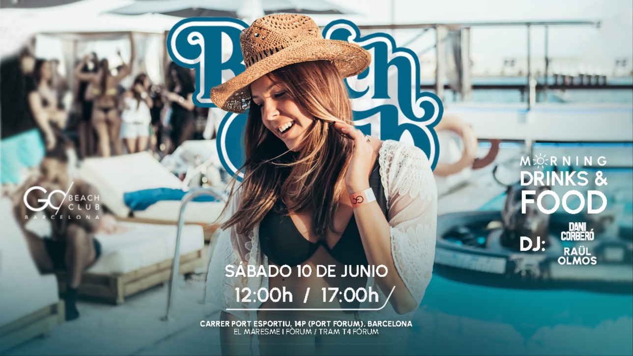 Beach Club Morning | From 12:00 a.m. to 5:00 p.m.