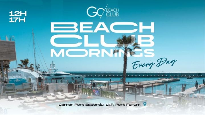 Cover for event: Beach Club Morning | from 12:00am till 17:00pm  