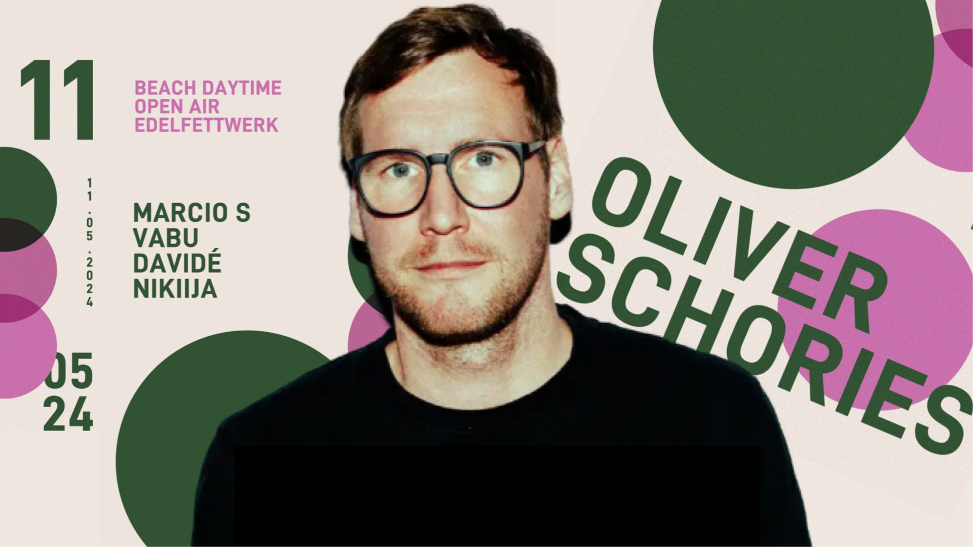 Beach Daytime Open Air w/ OLIVER SCHORIES, Marcio S., VABU, Nikiija, Davide - Edelfettwerk 11.05 image