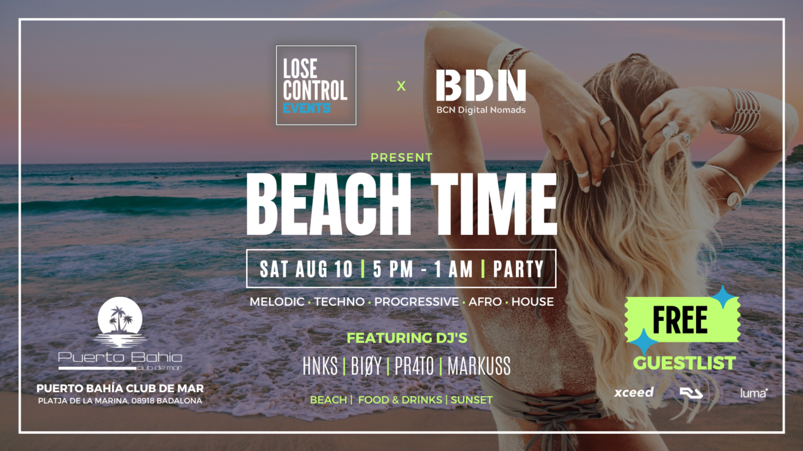 BEACH TIME - *FREE* Electronic Beach Party image