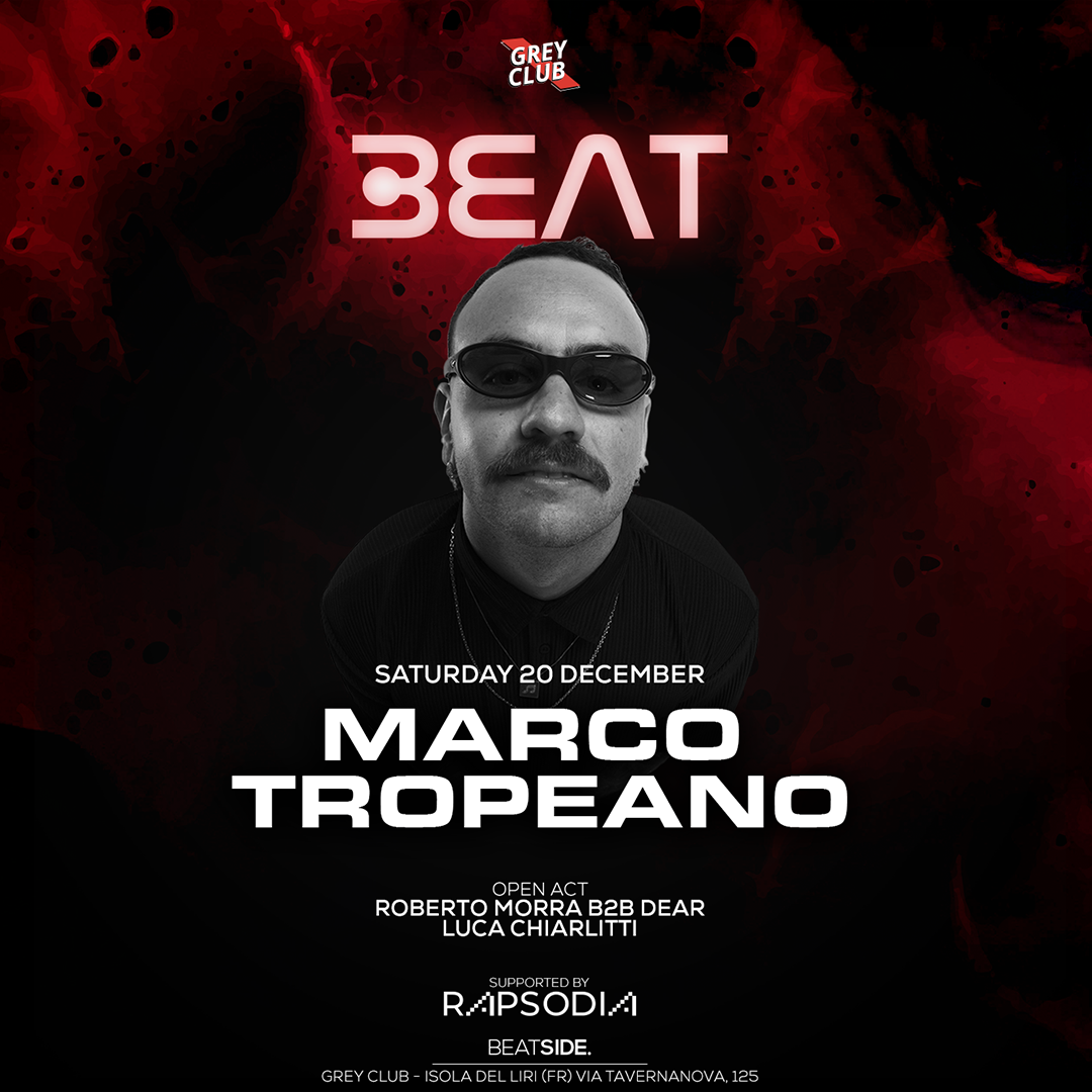 BEAT | SPECIAL GUEST MARCO TROPEANO image