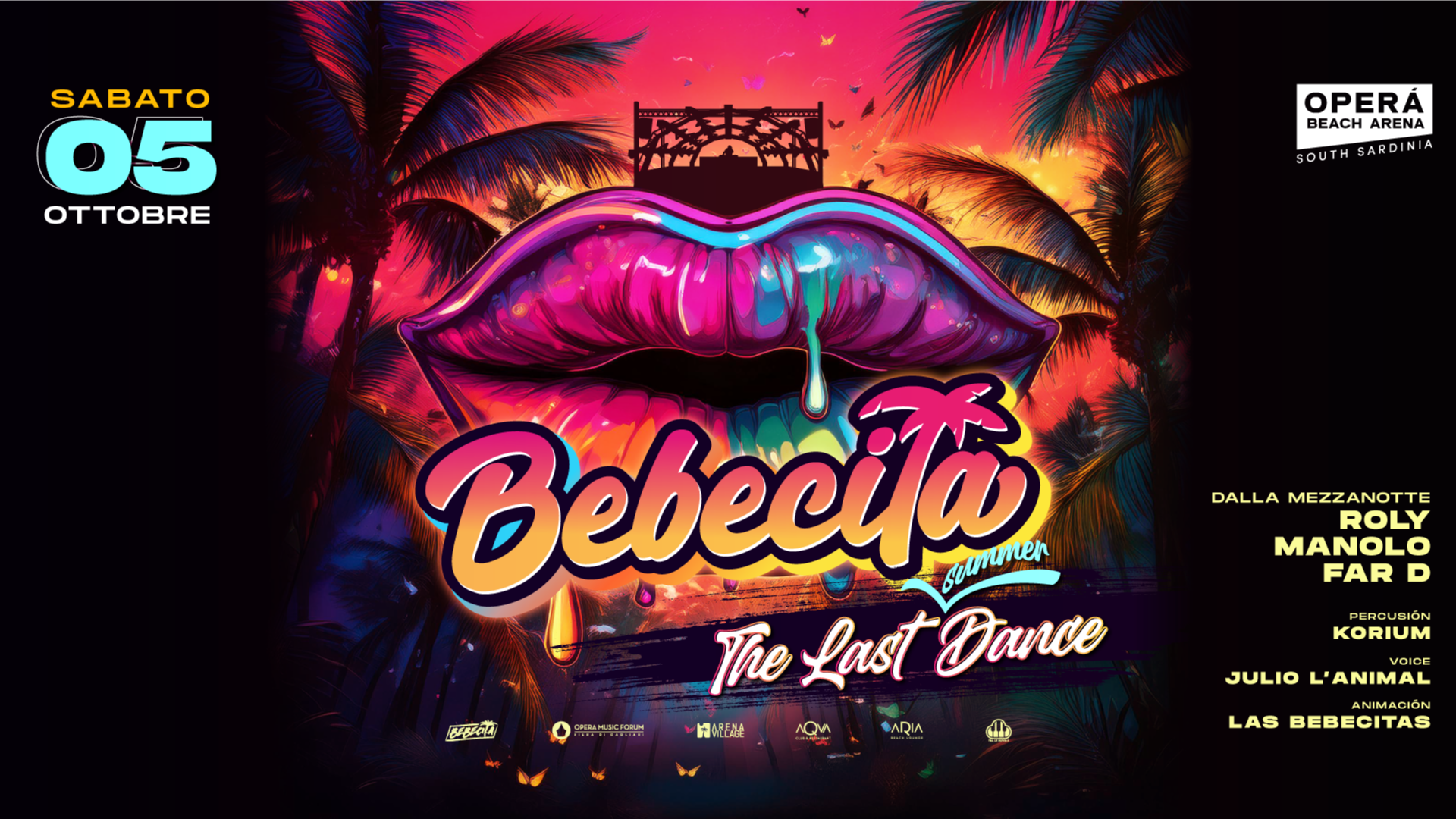 Bebecita / Latin Music Show LA GRANDE CHIUSURA DELLA STAGIONE - Sabato 5 Ottobre image