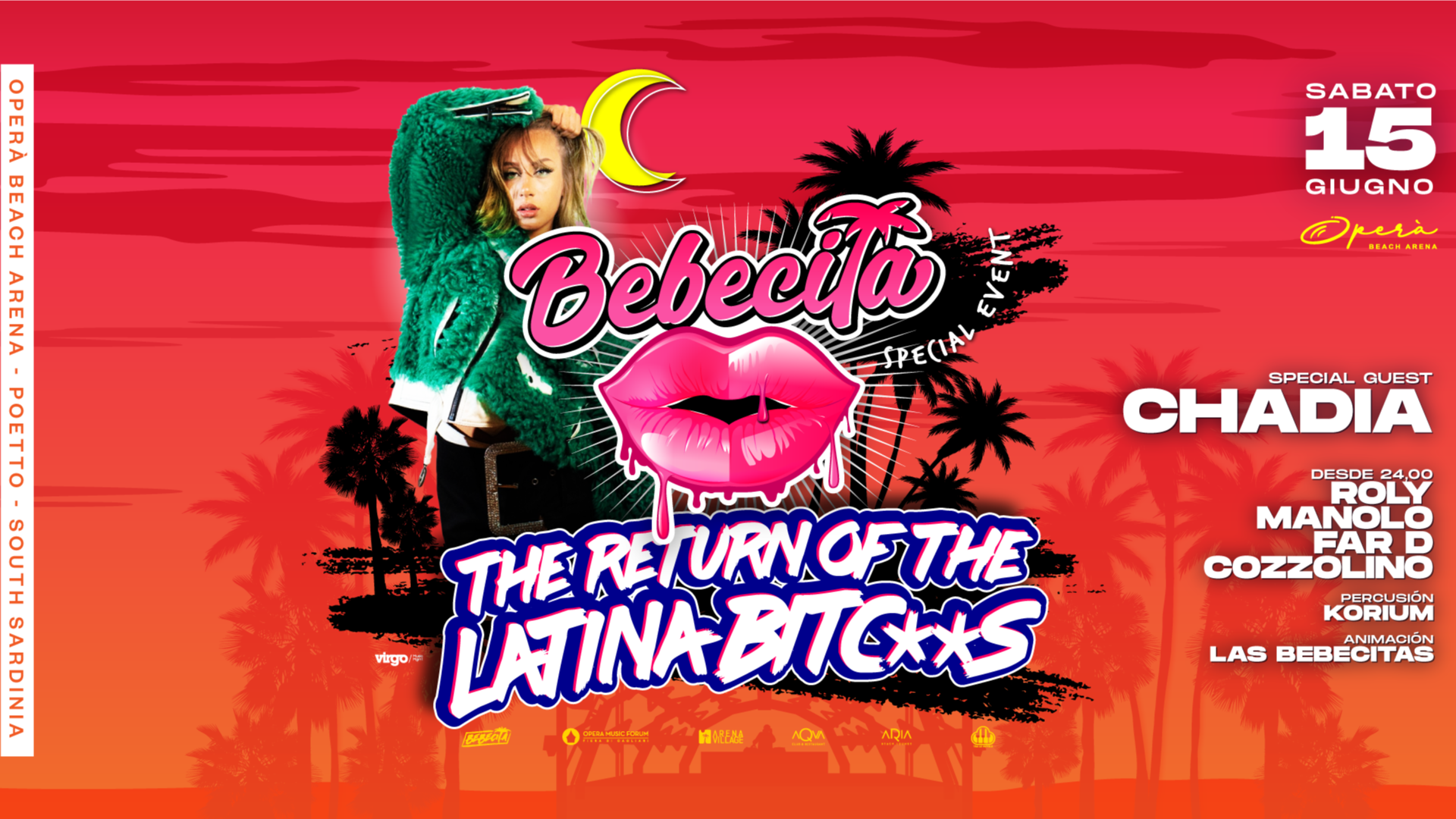 BEBECITA Latin Show presenta "the return of Latina Bitc**s" special guest CHADIA - Sabato 15 Giugno image