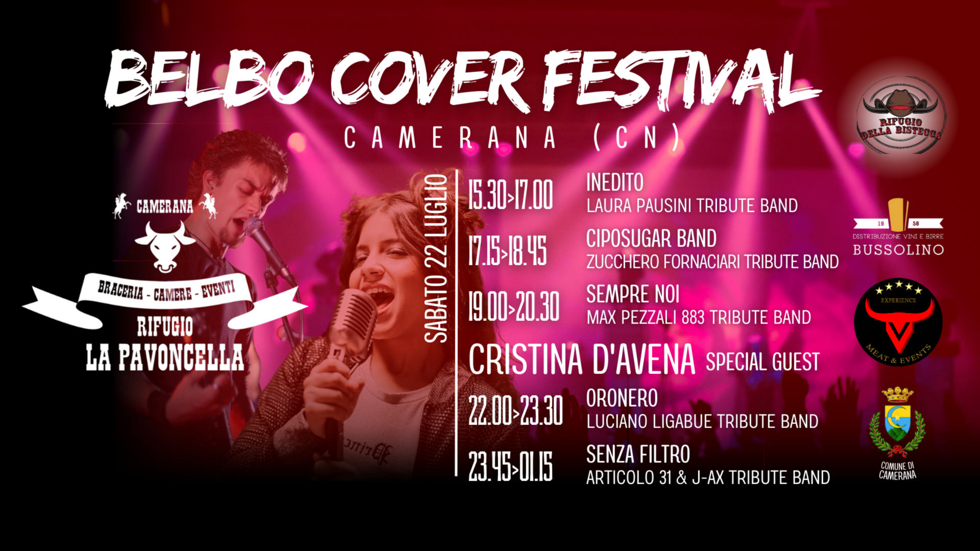BELBO COVER FESTIVAL - SABATO 22 LUGLIO image