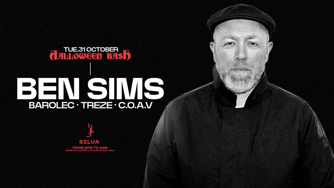 Couverture de l'événement BEN SIMS HALLOWEEN at SELVA CLUB