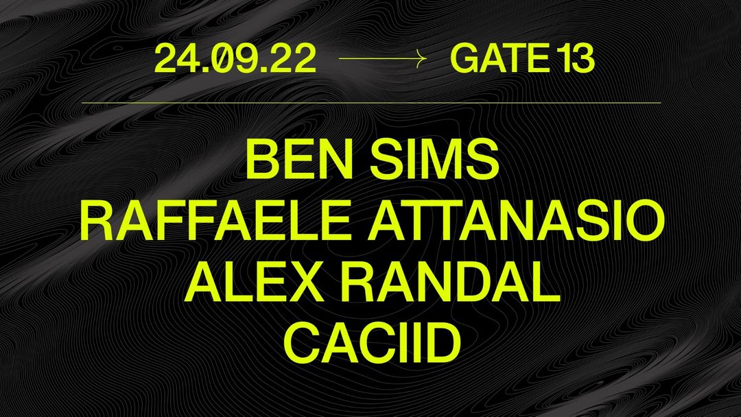 Capa do evento BEN SIMS X RAFFAELE ATTANASIO X CACIID X RANDAL