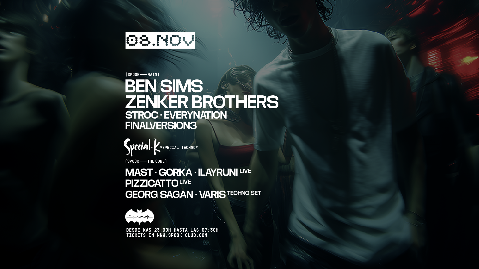 Ben Sims + Zenker Brothers + Special K (techno edition) image