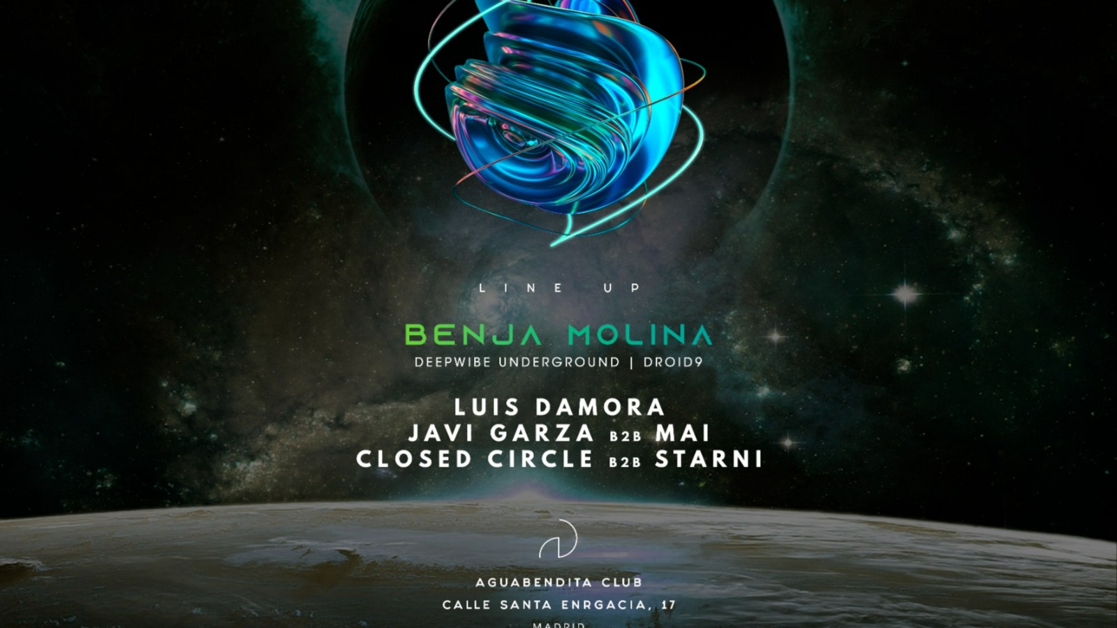 Benja Molina + Luis Damora @ Melódica, Agua Bendita image